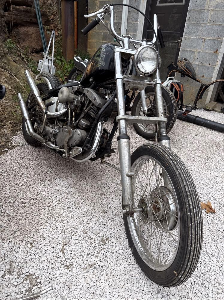 '68FLHアーリーショベルブラック