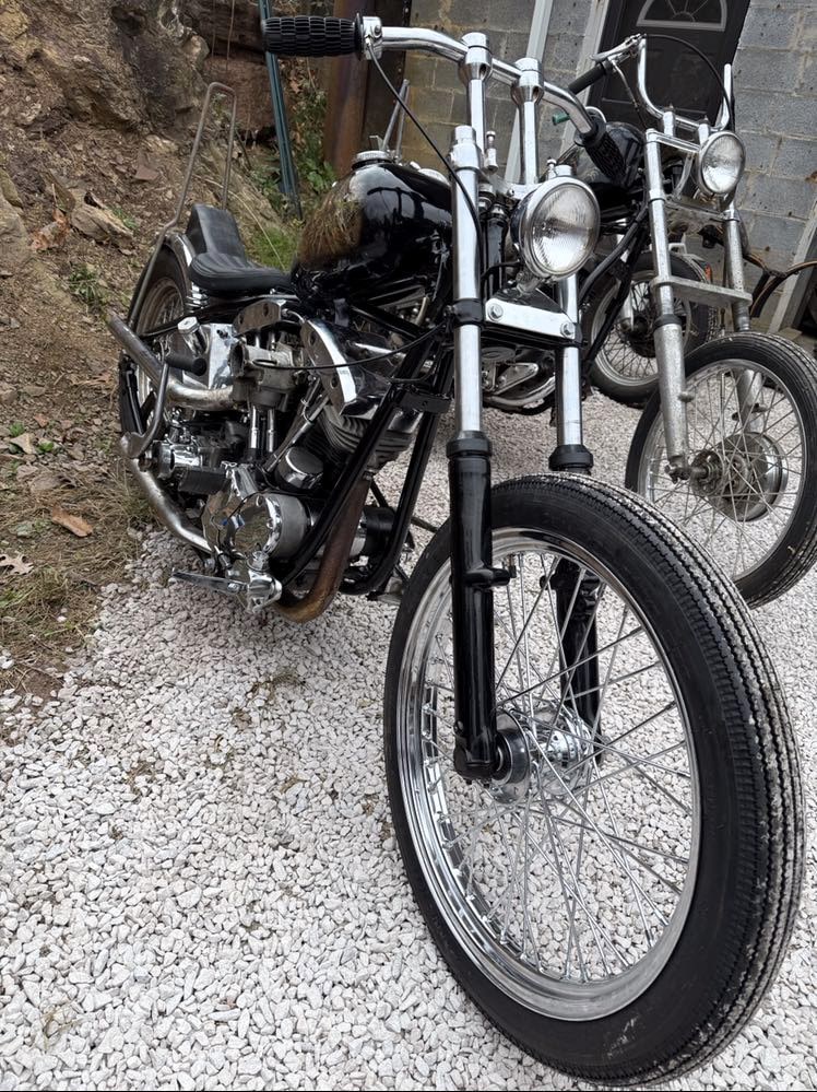 '68FLHアーリーショベルブラック